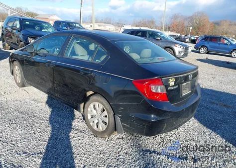 2012 Honda Civic Lx из США, поврежденный, VIN 2HGFB2F57CH501357